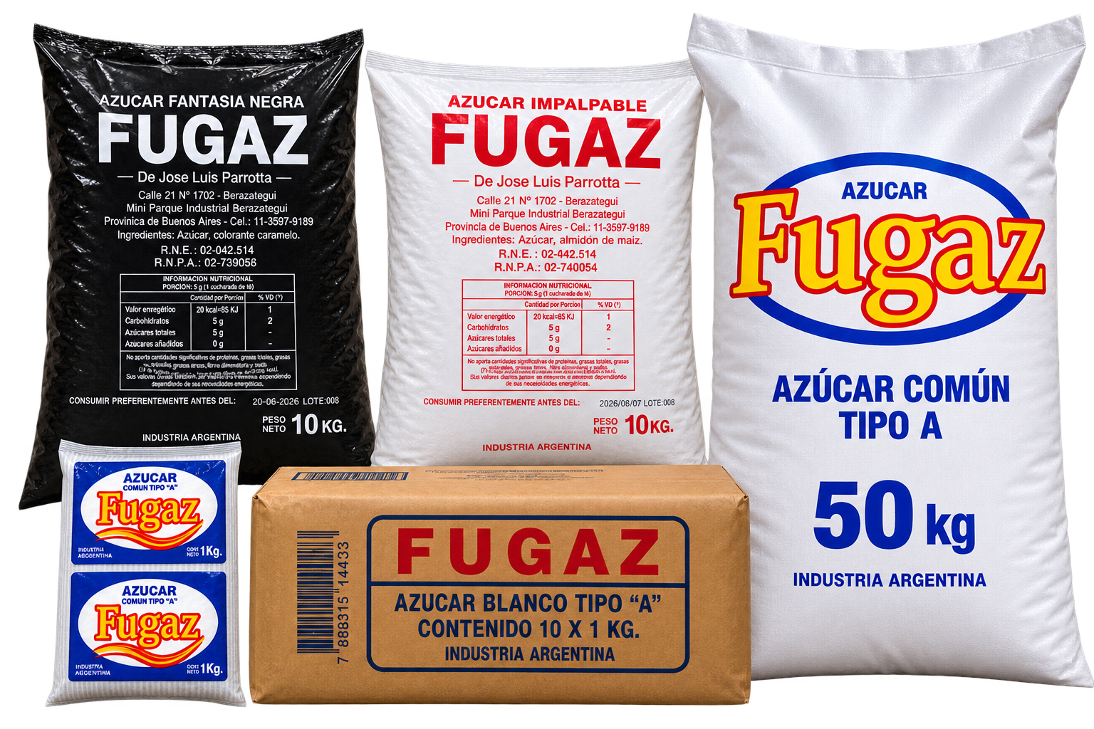 Productos Azucar Fugaz